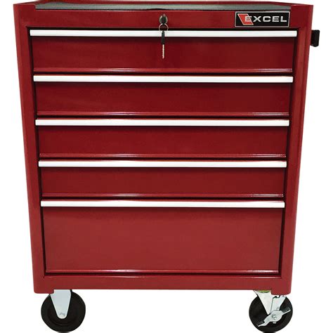 excel metal tool boxes|excel 5 drawer tool chest.